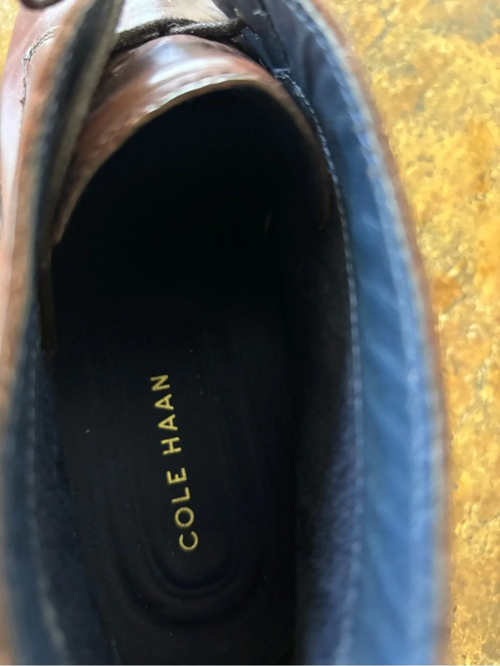 Cole Haan Men’s Chestnut Brown Leather Chukka Boots
